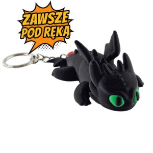 Czarny Smok | Brelok sonco.pl
