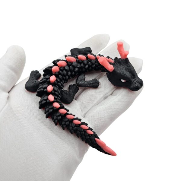 Smok Czarno-Różowy – 14cm sonco.pl