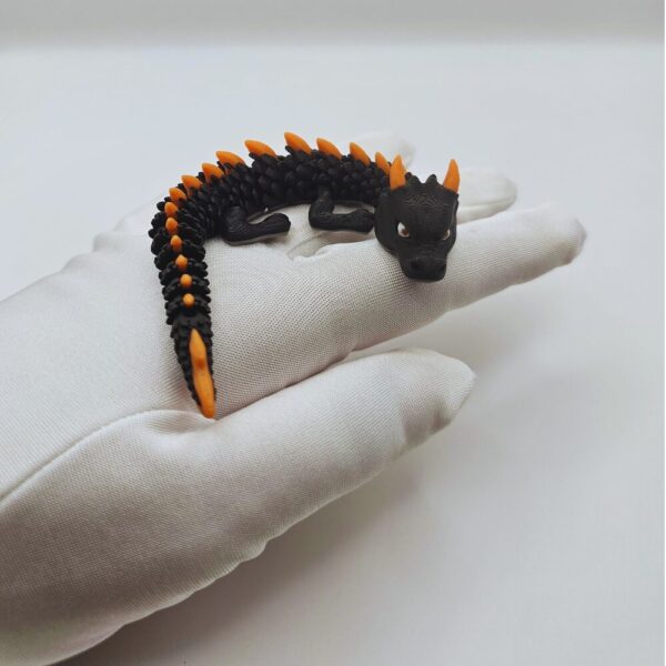 Smok Czarno-Pomarańczowy – 14cm sonco.pl