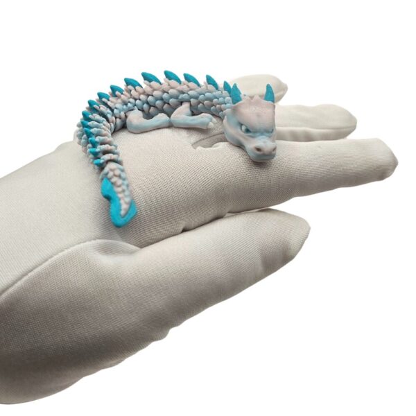 Smok Biało-Turkusowy – 14cm sonco.pl