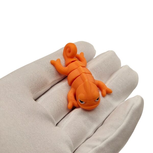 Pomarańczowy Kameleon | Minisek sonco.pl