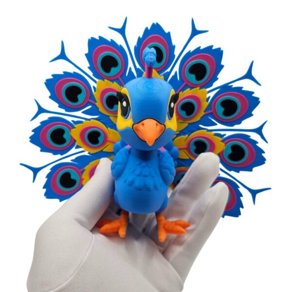 Niebieski Paw | Figurka sonco.pl