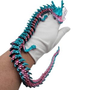 Niebiesko Różowy Chiński Smok – 45 cm sonco.pl