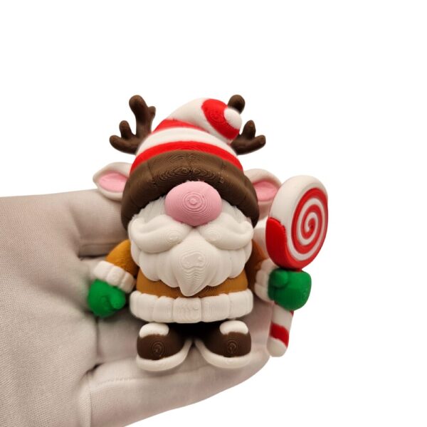 Świąteczny Gnom z Lizakiem | Figurka sonco.pl