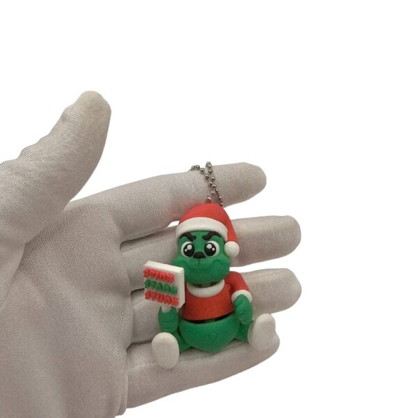 Mini Grinch ze znakiem | Brelok sonco.pl