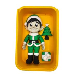 Elf z Prezentami w Pudełku | Magnes sonco.pl