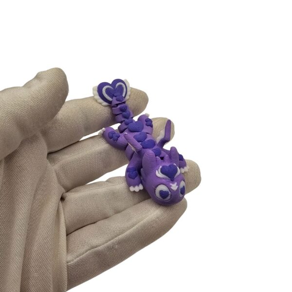 Mini Fioletowy Love Dragon | Smok sonco.pl