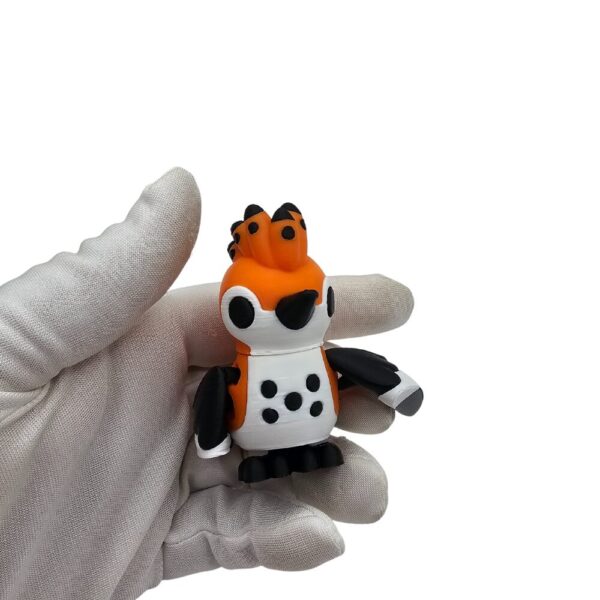 Pomarańczowy Dzięcioł Ptaszek | Flexi Zwierzak sonco.pl