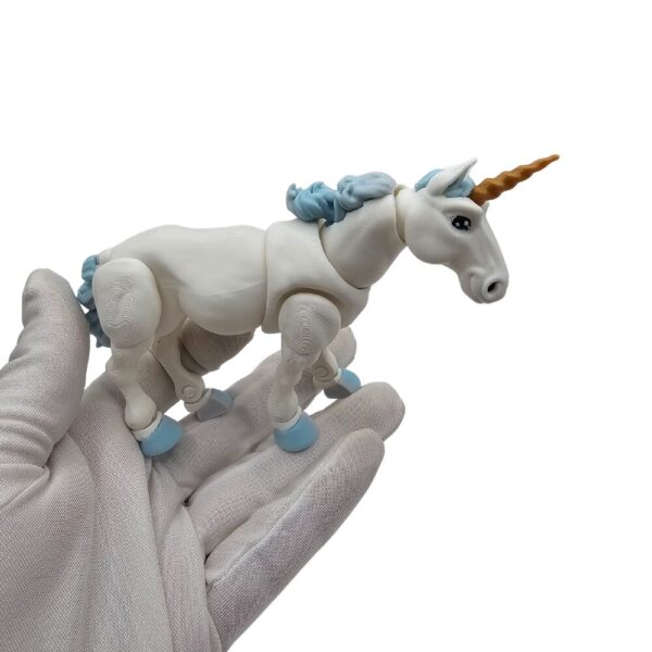 Jednorożec z Błękitna Grzywą Figurka | Zwierzak sonco.pl