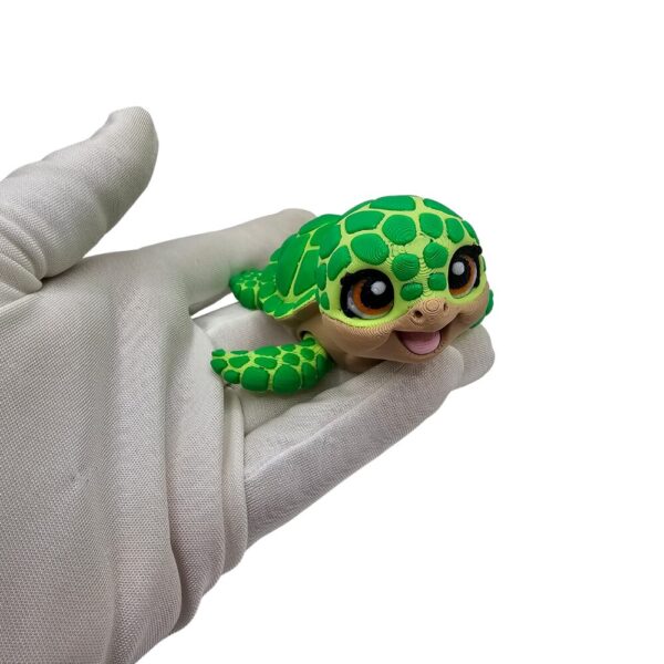 Zielony Baby Żółw | Flexi Zwierzak sonco.pl