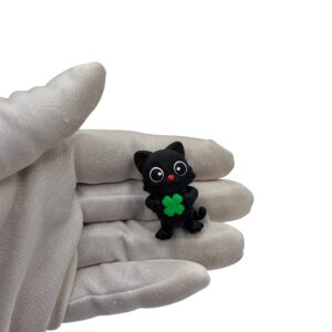 Czarny Kot z Koniczynką | Flexi Minisek sonco.pl